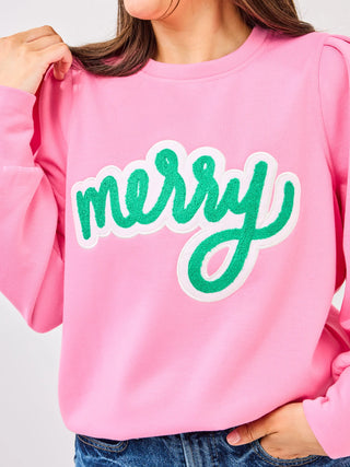 Kelly Merry Pink Sweatshirt