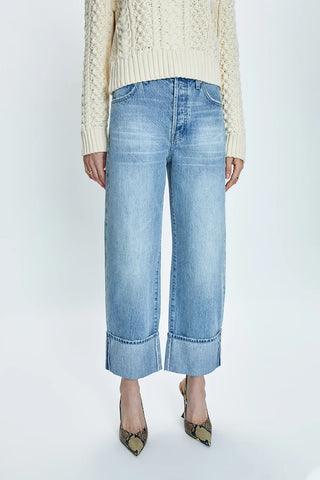 Ryder High Rise Cuffed Straight Essex