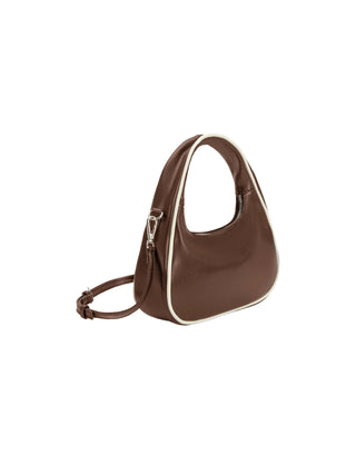 Sarita Chocolate Top Handle Bag