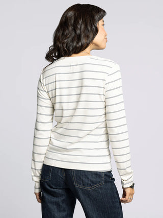 Solara Top Off White/Navy
