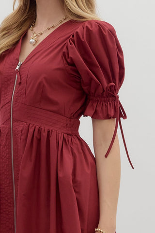 The Great Garnet Dress