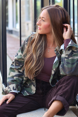 The Lennox Denim Jacket Camo