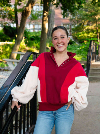 Absolutely Needed Sweatshirt - Red