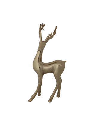 Aluminum Reindeer Gold Finish