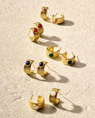 Birthstone Earring - February