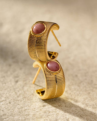 Birthstone Earring - October
