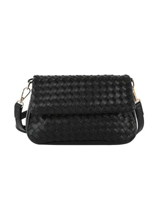 Black Echostitch Crossbody