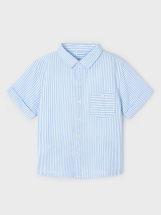 Blue/White Stripe Button Down