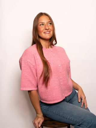 Bring On Sunshine Pink Sweater