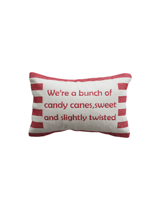 Bunch of Candy Canes Lumbar Pillow