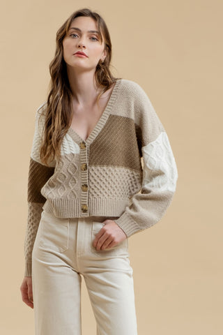 Cabin Parkway Patchwork Cardi