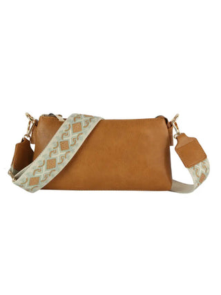 Calin Guitar Strap Crossbody - Camel