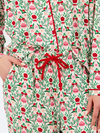 Charlotte PJ Set Trimmed with Joy