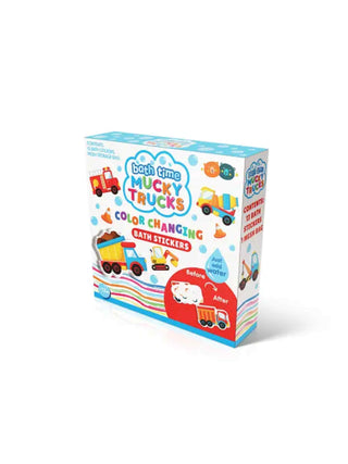 Color Changing Bath Stickers - Mucky Trucks