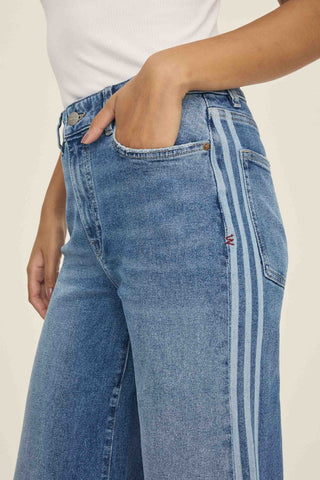 Cote Wide Leg White Stripes