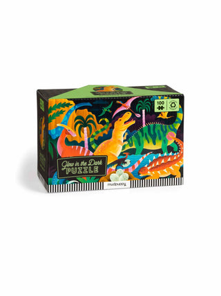 Dinosaur Park 100 Piece Glow in the Dark Puzzle