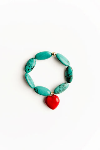 Dove Turquoise Oval Bracelet