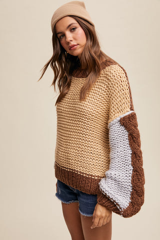 Fall Favorite Colorblock Sweater