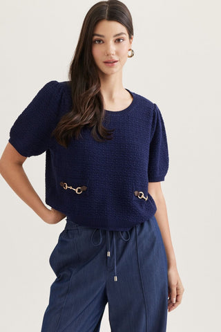 Fancy Nancy Navy Sweater