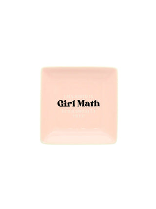 Girl Math Tray