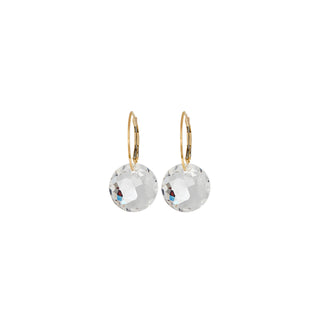 Gum Drop Earring Gold/Crystal