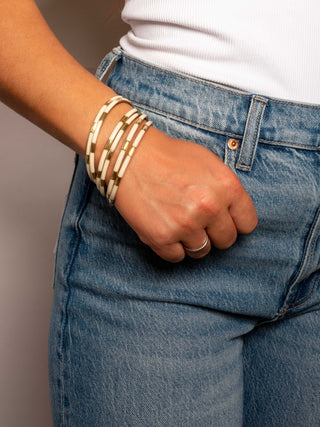 Ivory Veda Bangles - Set Of 6