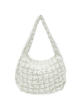 Large Quilted Bag - Ivory