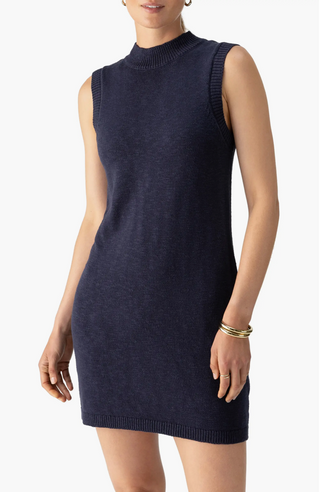 Life is Easy Sweater Dress - Navy