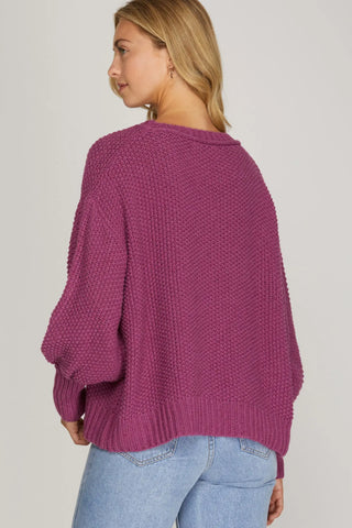 Mad for Magenta Sweater