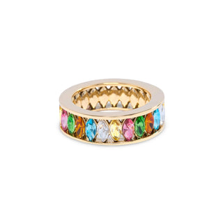 Marquis Multi-Stone Ring Gold