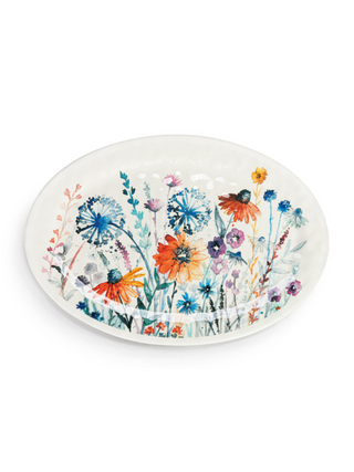 Meadow Flowers Melamine Large Platter