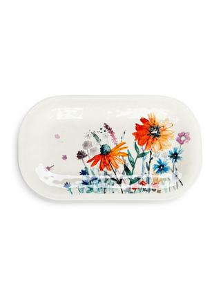 Meadow Flowers Melamine Rectangle Platter