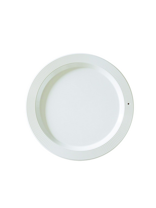 Melamine Round Platter Pinstripe