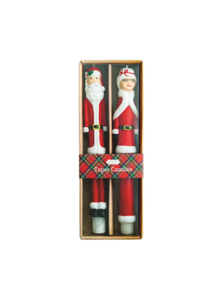Mr and Mrs Claus Tapers