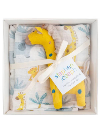 Muslin Blanket/Animal - Giraffe