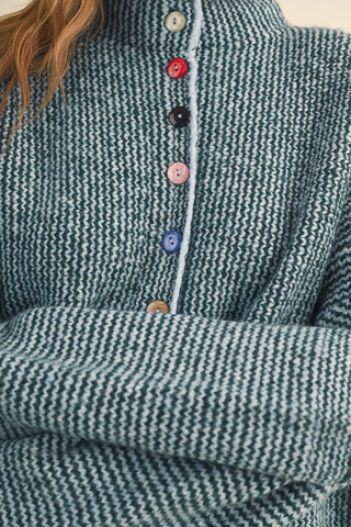 Must Have Green Blue Cardigan