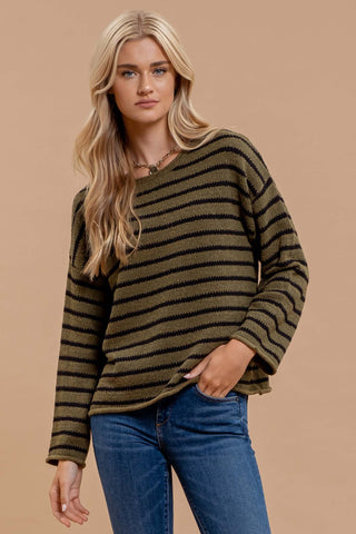 Olive Grove Knit Sweater