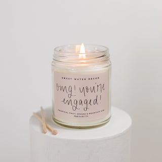 Omg! You're Engaged Candle