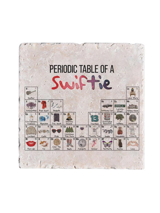 Periodic Table Swiftie Coaster