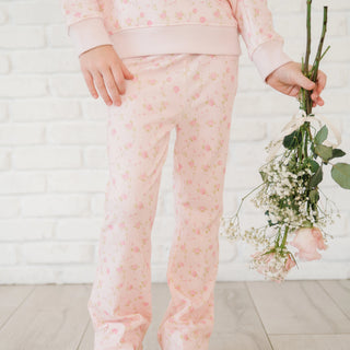 Pink Rose Flare Legging