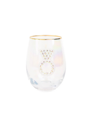 Ring Stemless Wine Glass