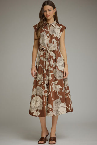 Sandra Floral Outline Dress
