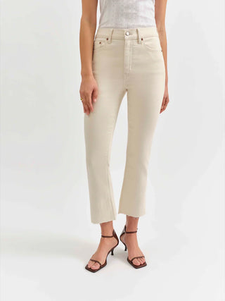 Shy Girl Crop Flare Raw Cut