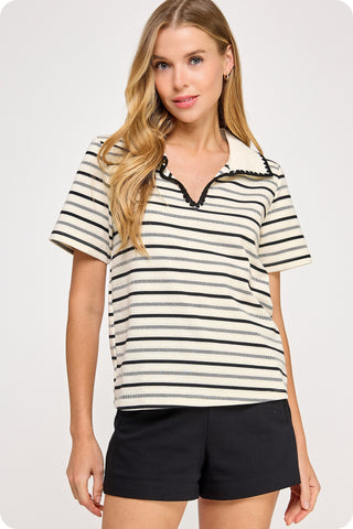 Struttin in Stripe Top