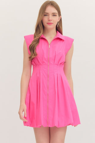 Summer Serving Pink Dress