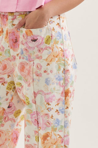 Summer Soiree Floral Jeans