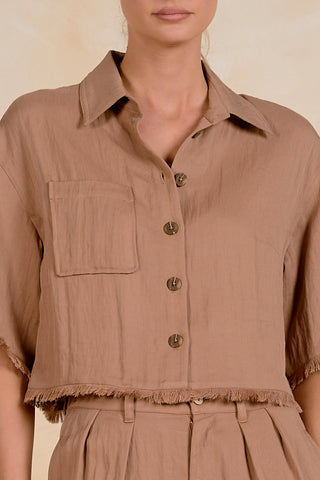 Susie Brown Fray Button Down