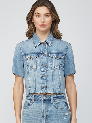 Sweet and Sassy Denim Top
