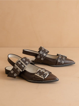 The Harlow Brown Double Buckle