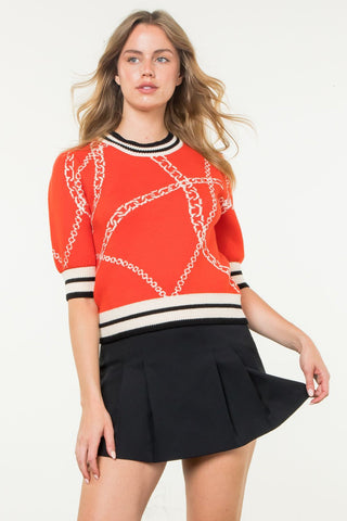 The Missing Link Top - Red